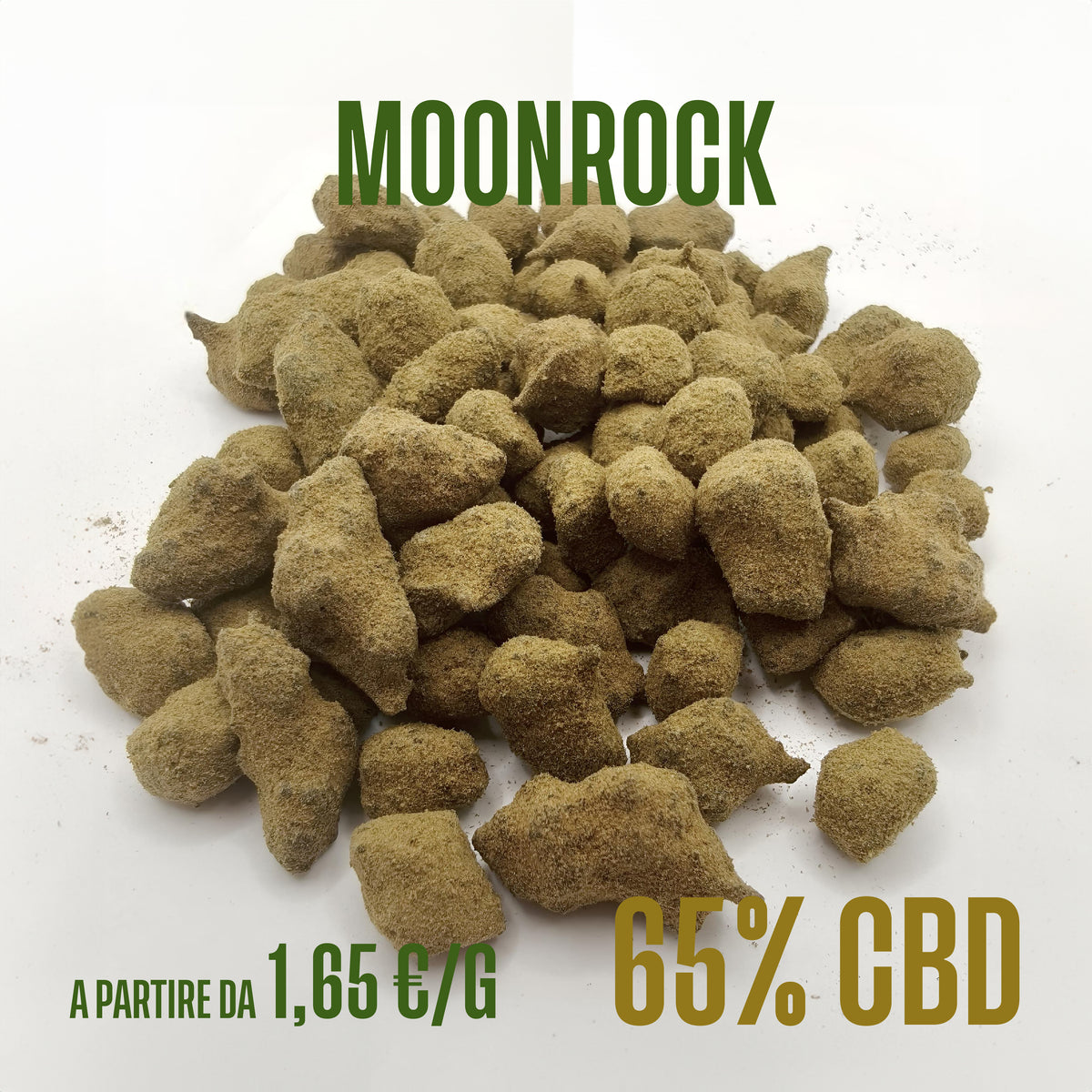 Moon Rock, hash e resine di CBD Herboline