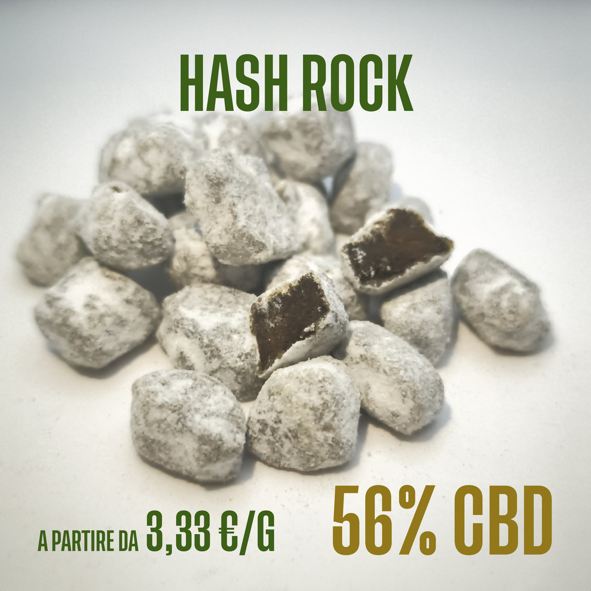 Hash Rock, hash e resine di CBD Herboline
